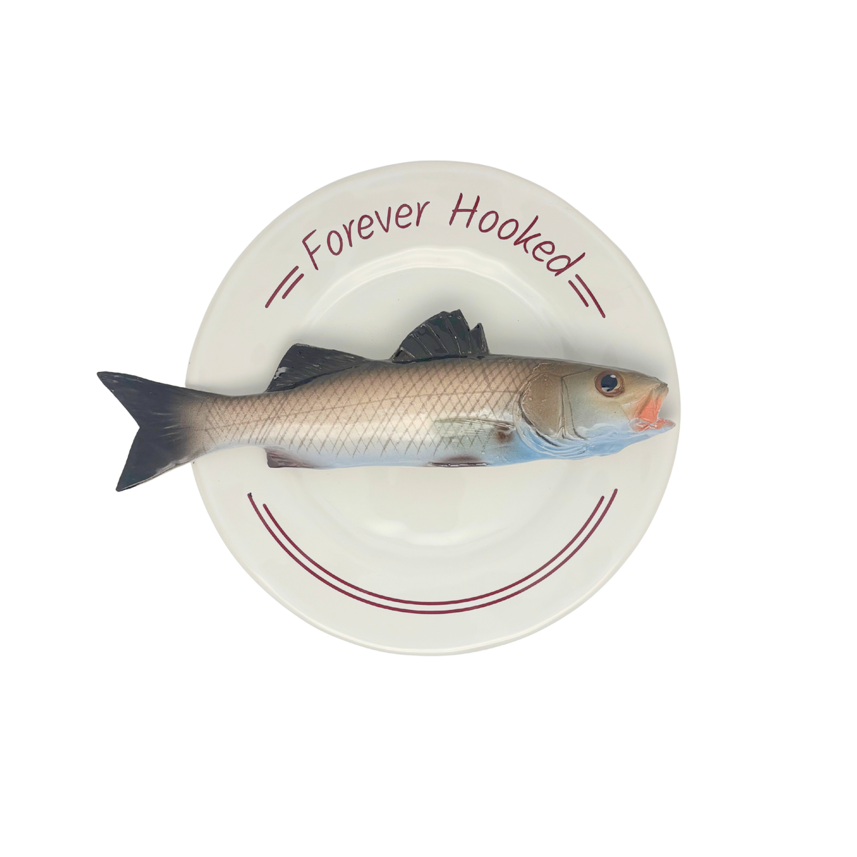 Say It with Fish - Spigola - Forever Hooked - rood