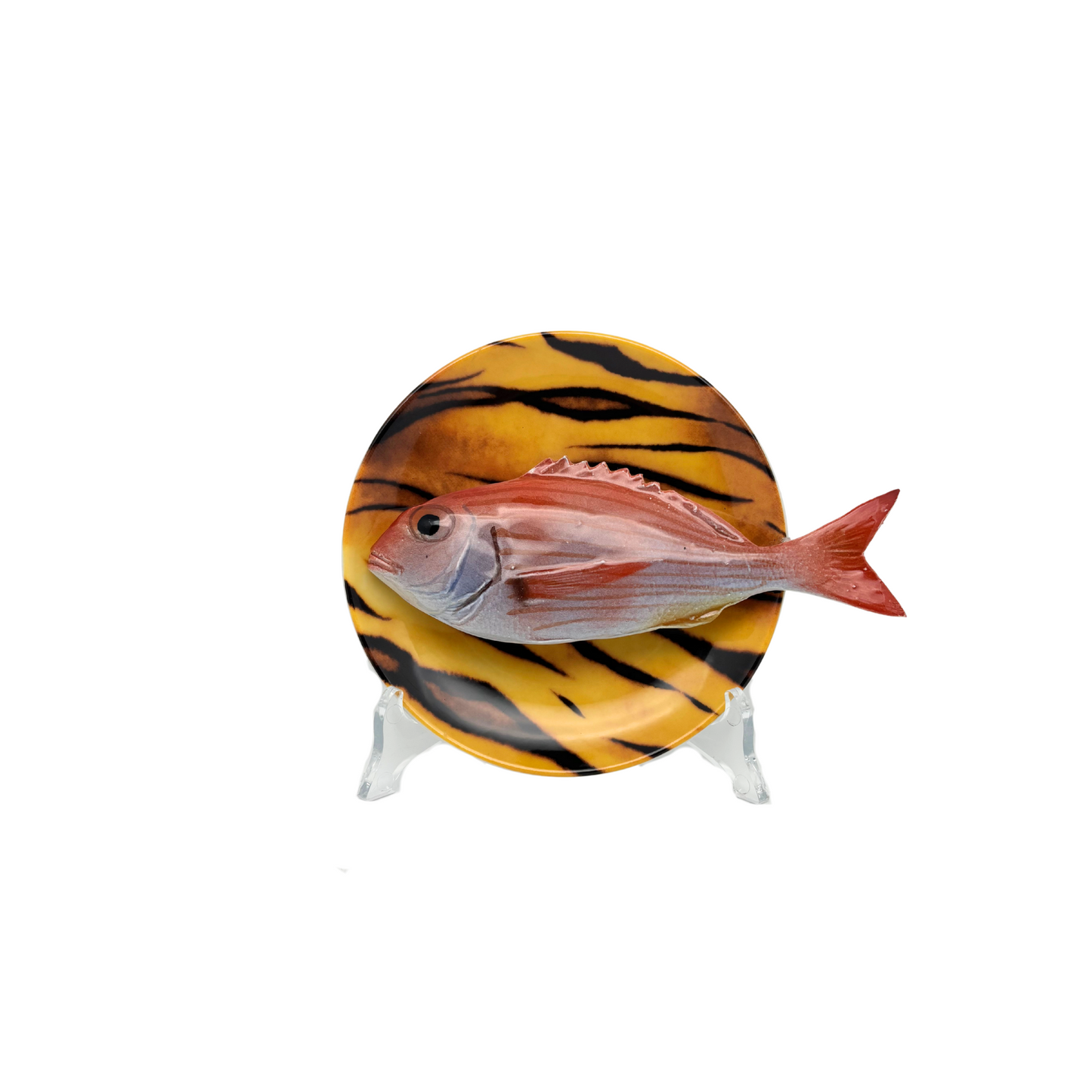 Pagello op tijger print bord, 14 cm rond