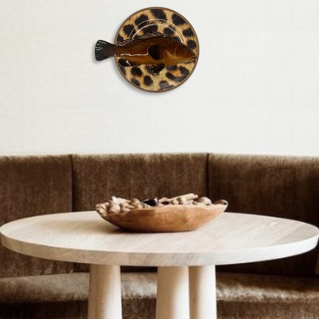 Cernia Multo Grande op tijgerbord, 33cm rond
