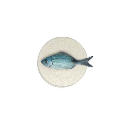 Occhiata Piccolo - Decoratief keramiek potje met deksel, 11,5 cm rond, handgemaakt