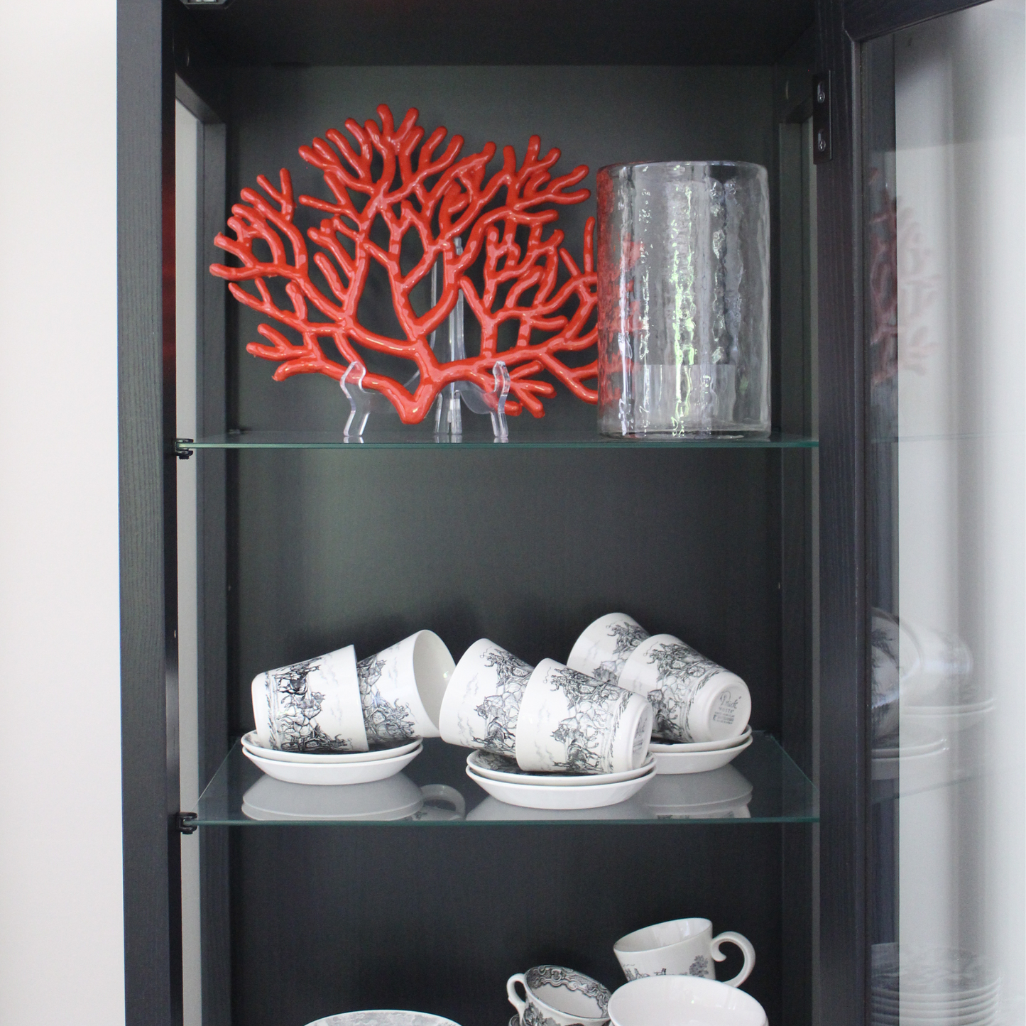 Koraal keramiek 35cm breed