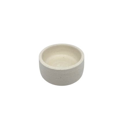 Scorfano Marrone - Decoratief keramiek potje met deksel, 11,5cm rond, handgemaakt