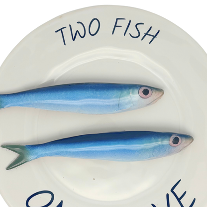 Sardines Valentine's Catch - Two fish, one love - Limited Edition - blauw