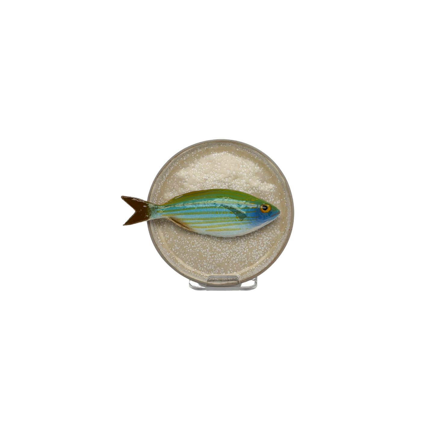 Salpa piccolo, bord zandkleur rond 12cm