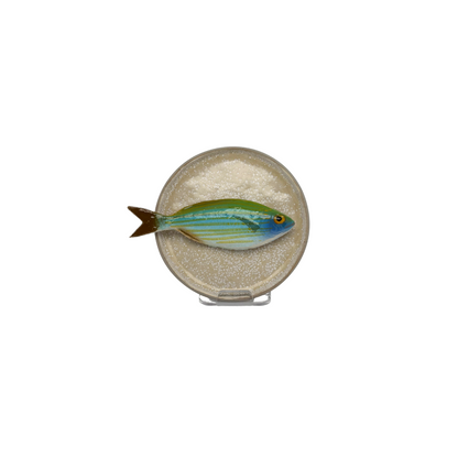 Salpa piccolo, bord zandkleur rond 12cm