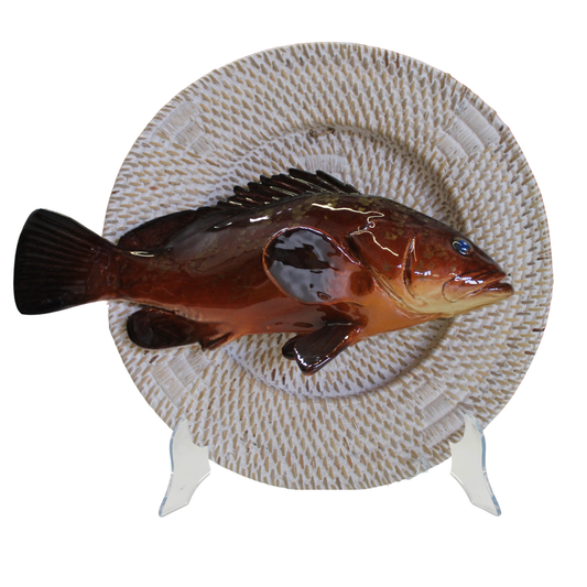 Bordenstandaard extra groot transparant kunststof