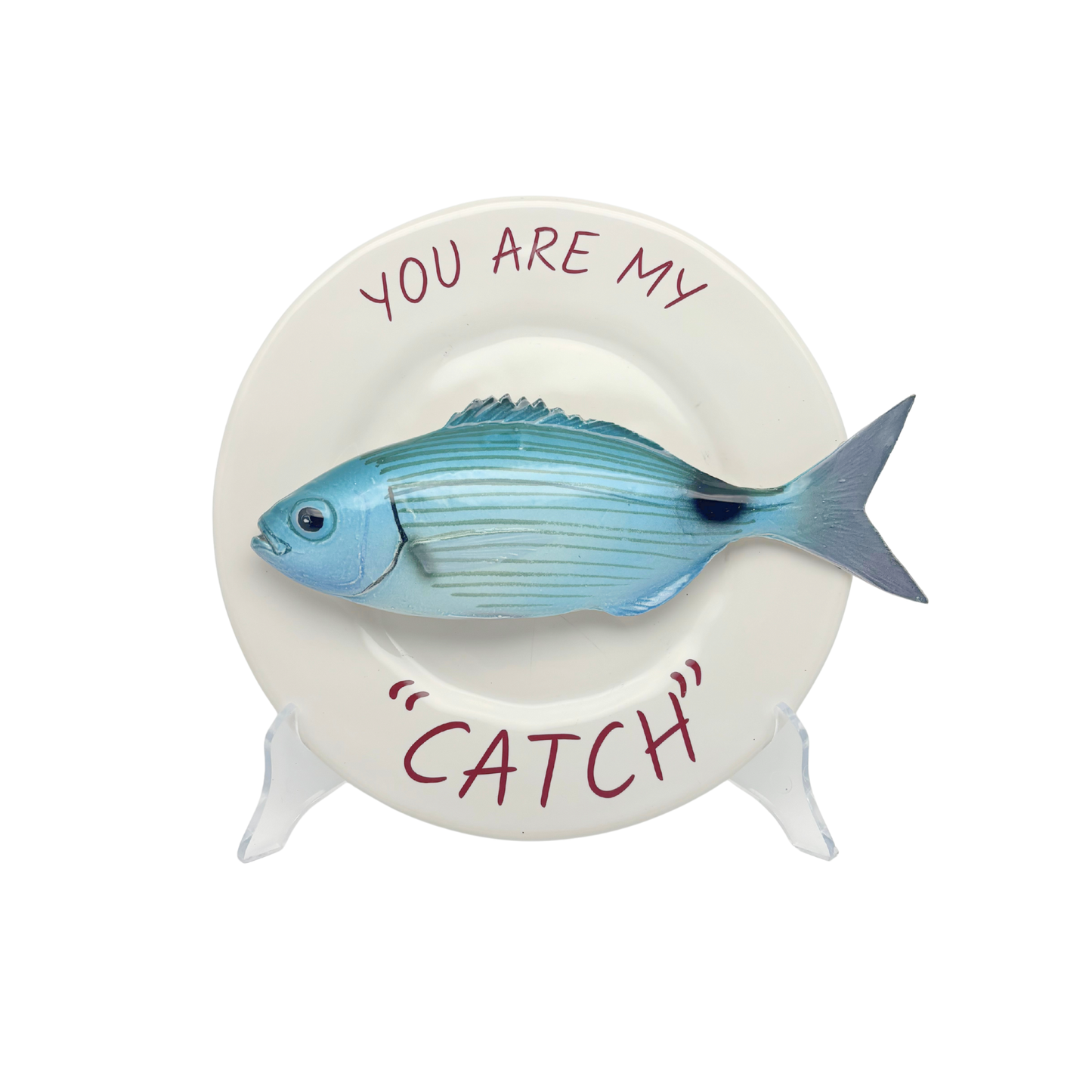Say It with Fish - Occhiata -You are my catch - rood